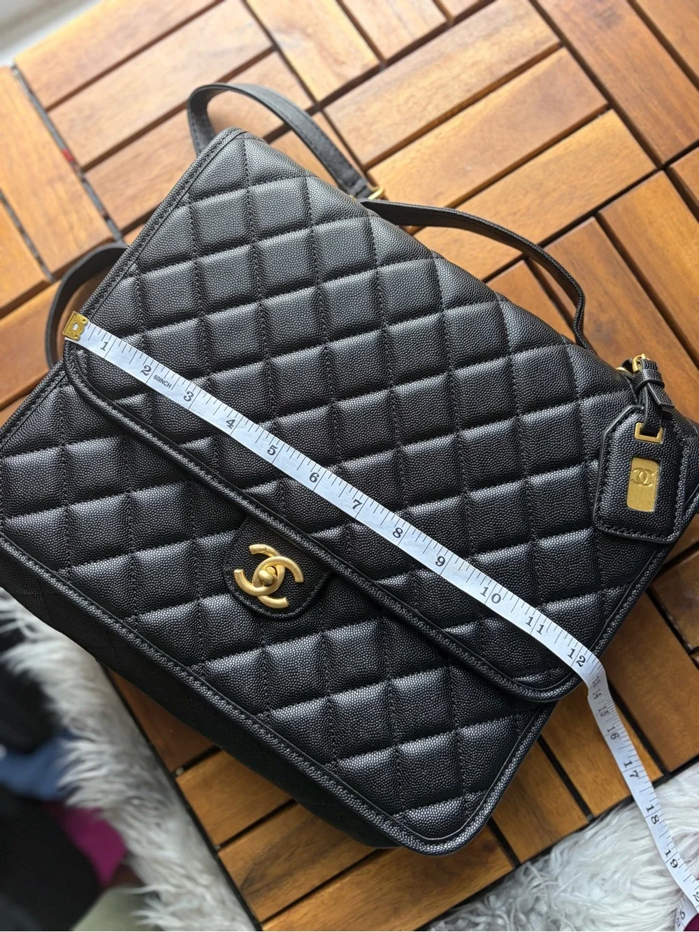 Quilted School Memory Backpack